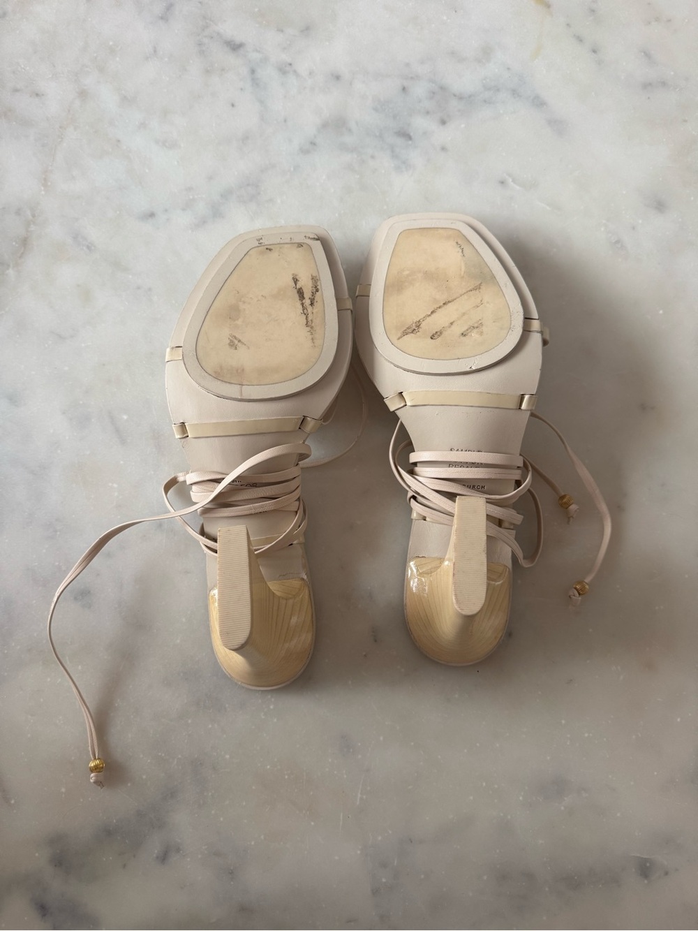 Tory Burch ankle wrap sandals - Picture 4 of 5